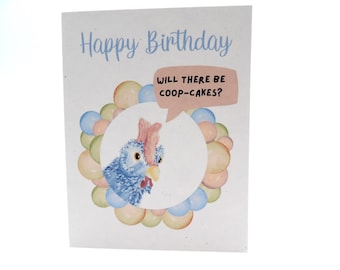 Funny Chicken Birthday Card | Recycled Paper Greeting Cards