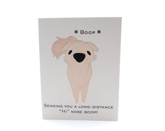 Dog Thinking of You Card | Handmade Eco-Friendly Greeting Cards