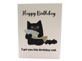 Cat Happy Birthday Card for Anyone| Recycled Paper Sustainable Greeting Cards
