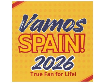 Vamos Spain 2026 Car Magnet | Spanish Soccer Fan Decor
