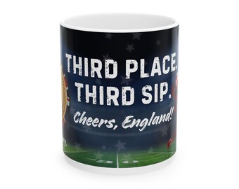 Third Place Third Sip Mug | England Football Medal Design