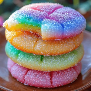 BEST RECIPE For Rainbow Jello Sugar Cookies PDF | Soft, Chewy & Colorful Fruity Cookie Recipe Download