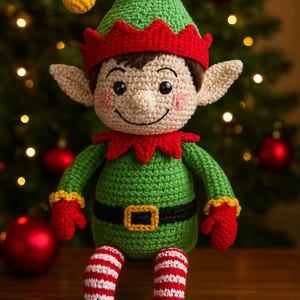 Weihnacht Elfe Häkelanleitung – Amigurumi Puppe PDF Anleitung | Sofort Download