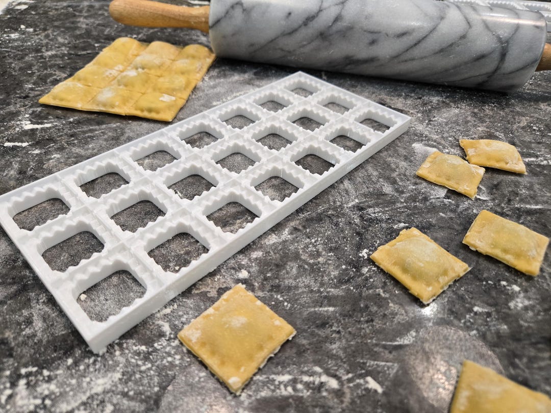 Rectangular Ravioli Mold Mini Ravioli Mold – Makes 21 Bite-sized Ravioli | Modular Design ...