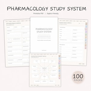 Farmakologistudieguide PDF | Hyperlänkat omvårdnadssystem med läkemedelskort