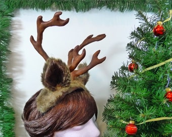 Reindeer Costume - Antler Headpiece