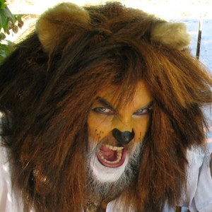 Lion Costume Mane and Tail Etsy