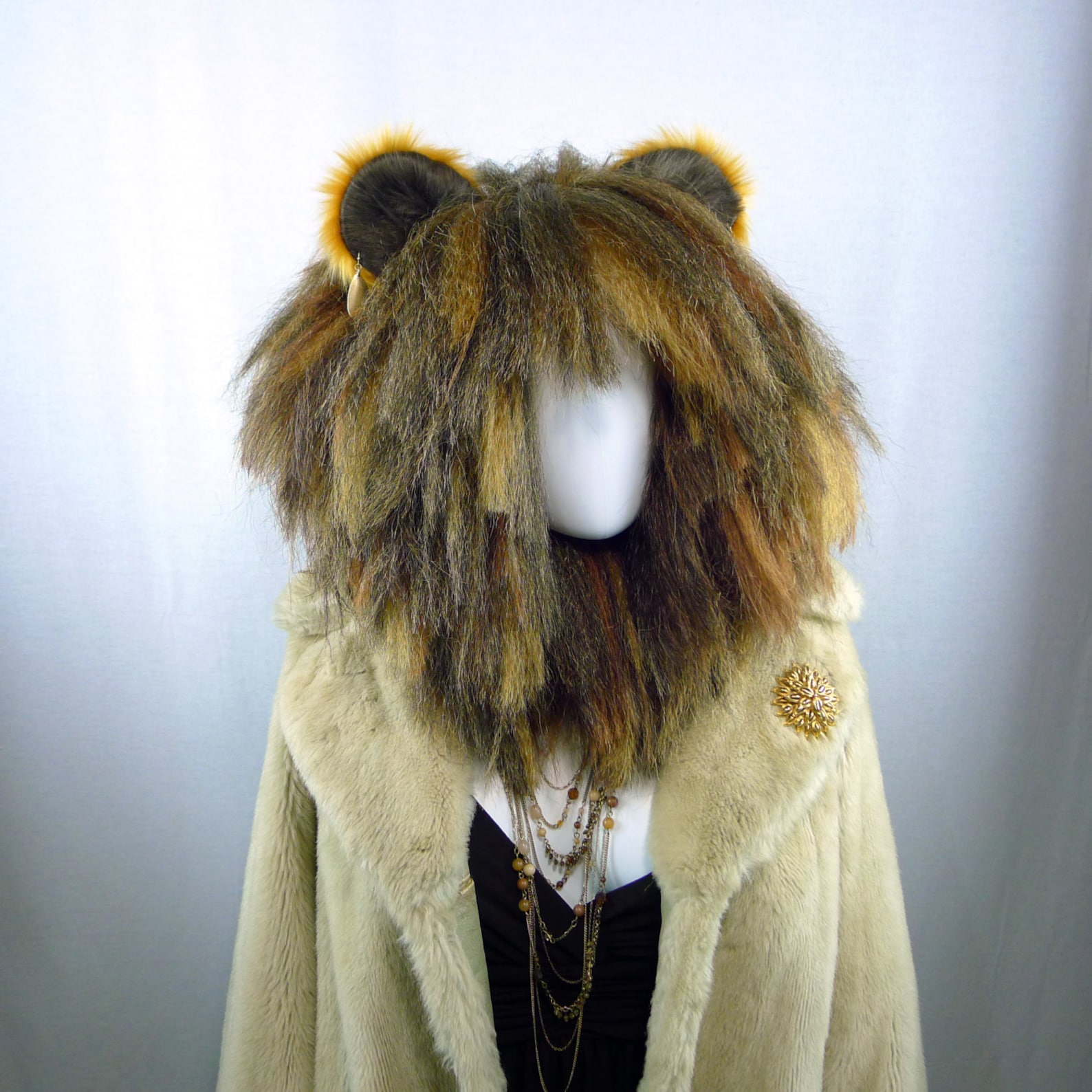 Lion Costume Mane and Tail Etsy