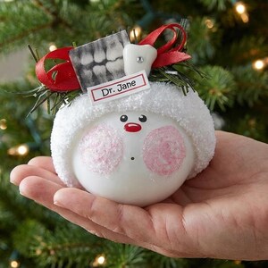 Dentist Christmas Gift Ornaments X-Ray Rhinestone Tooth Personalized by Townsend Custom Gifts SAMPLE   W168/CA4 10