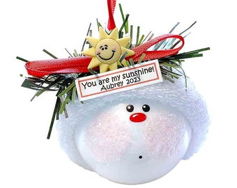 You Are My Sunshine Christmas Gift Ornaments Sun Townsend Custom Gifts SAMPLE  W133 993