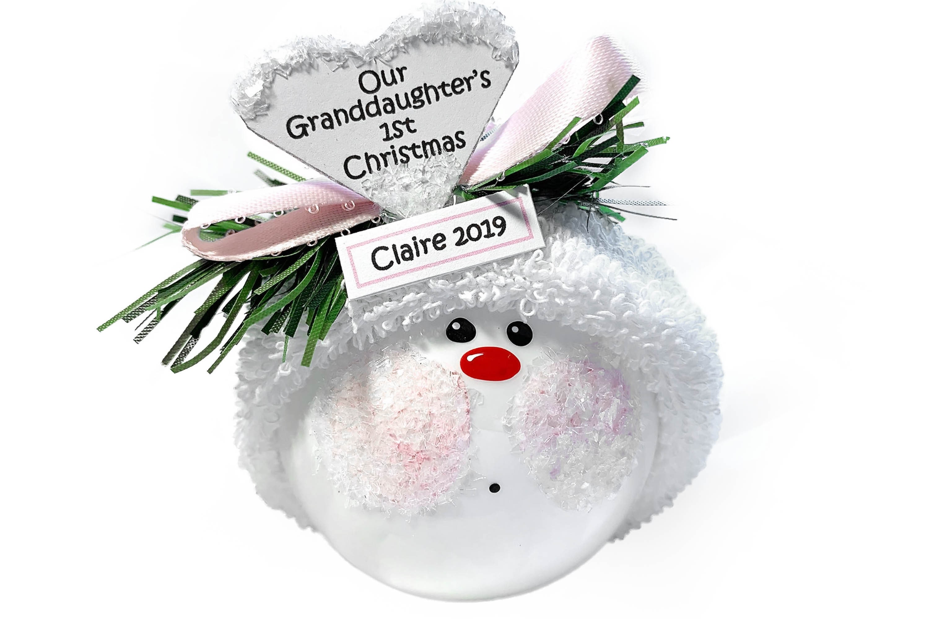 grandson 1st christmas ornaments