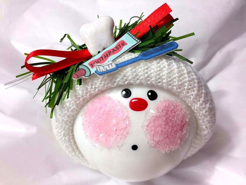 Dentiste Cadeau ornements de Noël Cabinet dentaire Pâte | Etsy