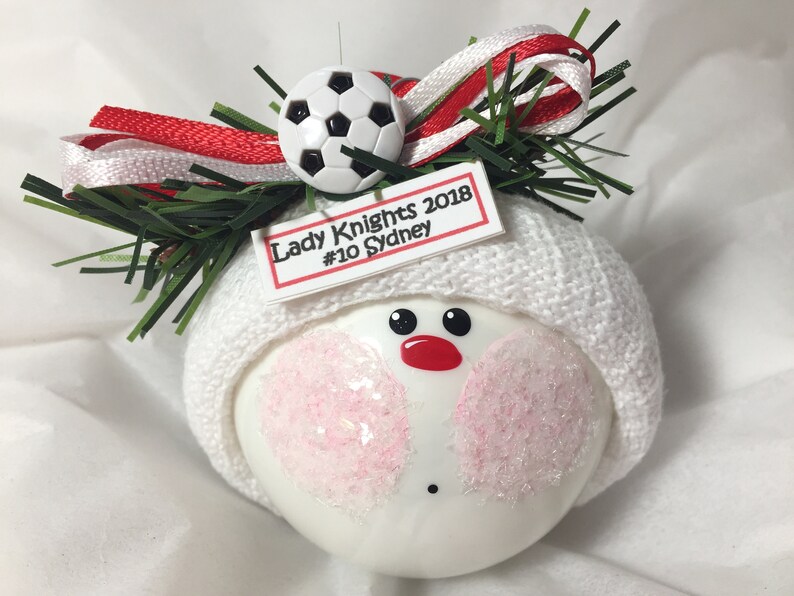 Soccer Gifts Christmas Ornaments Soccer Team Gift Team Etsy