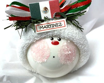 Mexico Wedding Souvenir Gift Christmas Ornaments Mexican Flag Ring Townsend Custom Gifts SAMPLE   W104/CA91 851