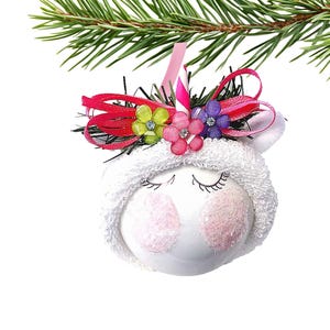 Unicorn Christmas Gift Ornaments Assorted Flowers Townsend Custom Gifts SAMPLE   W93