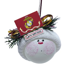 Military Christmas Ornaments United States Military Branch Flag Choice Townsend Custom Gifts SAMPLE  CA18