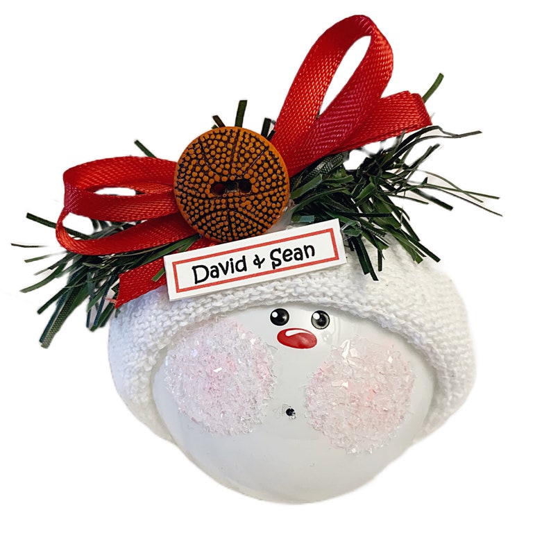 Basketball Christmas Gift Ornaments Townsend Custom Gifts SAMPLE W81 1351 image 3