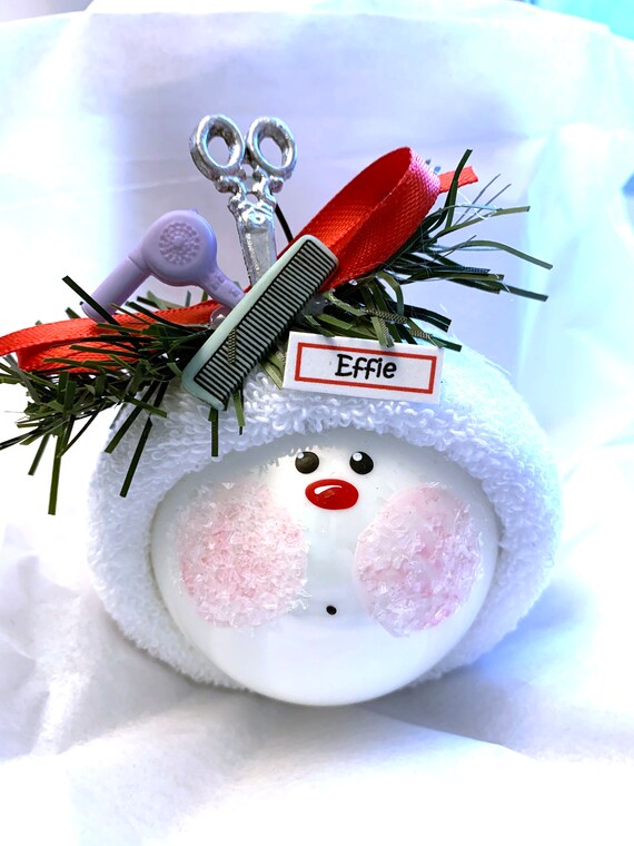 Scissors and Comb Ornament for Tree- Hair Stylist Gift Ideas