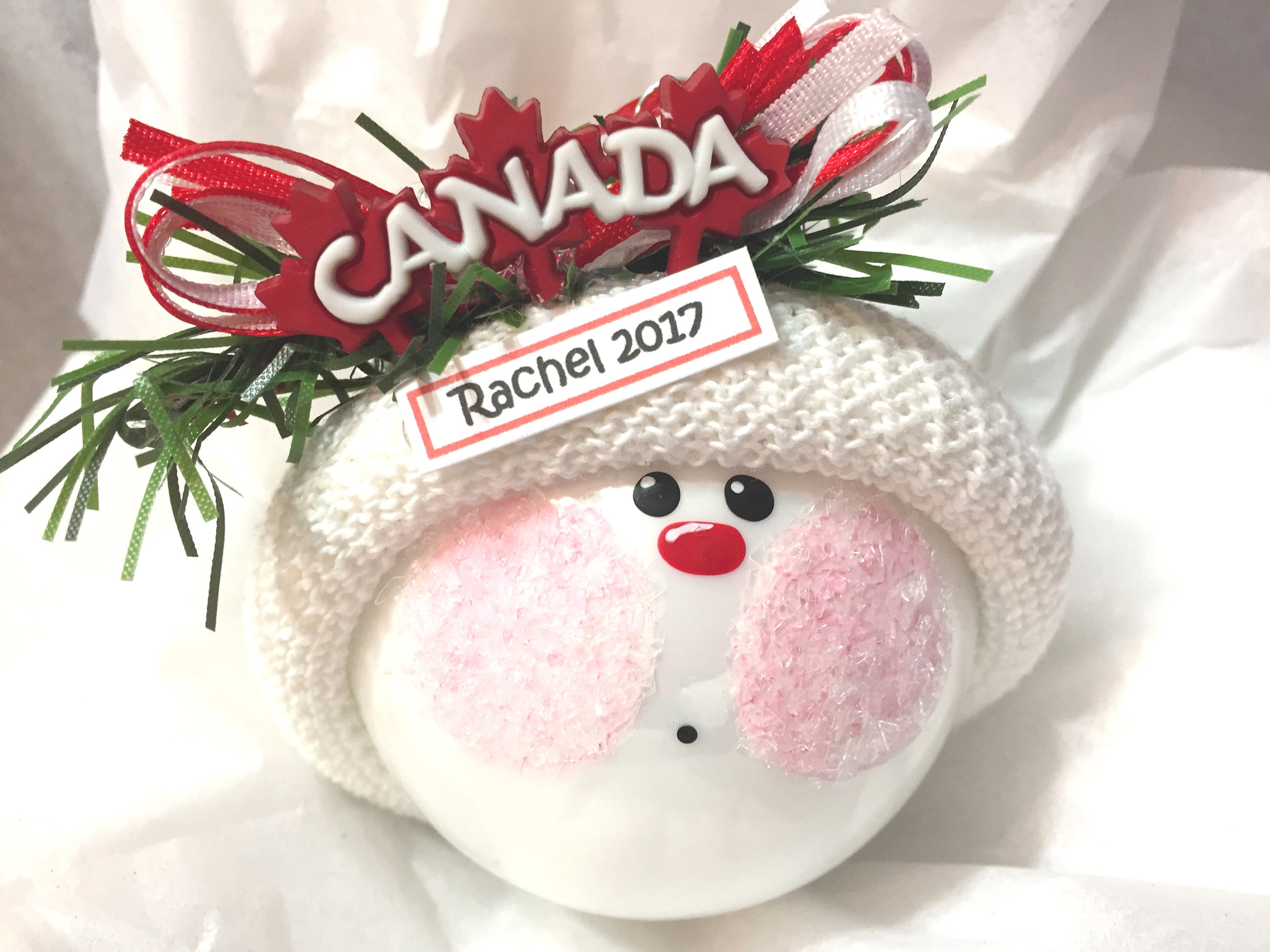 Snowman 7' airblown inflatable Canada Souvenir Gift Christmas Ornaments Sign With Maple | Etsy