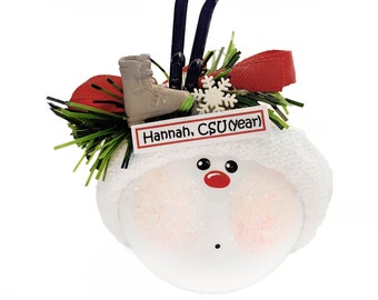 Skiing Gift Christmas Ornaments Boot Ski Snowflake Townsend Custom Gifts SAMPLE  W141/W160