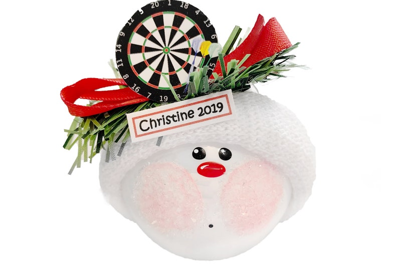 Dart Board Player Gift Christmas Ornaments Darts Handmade & Etsy