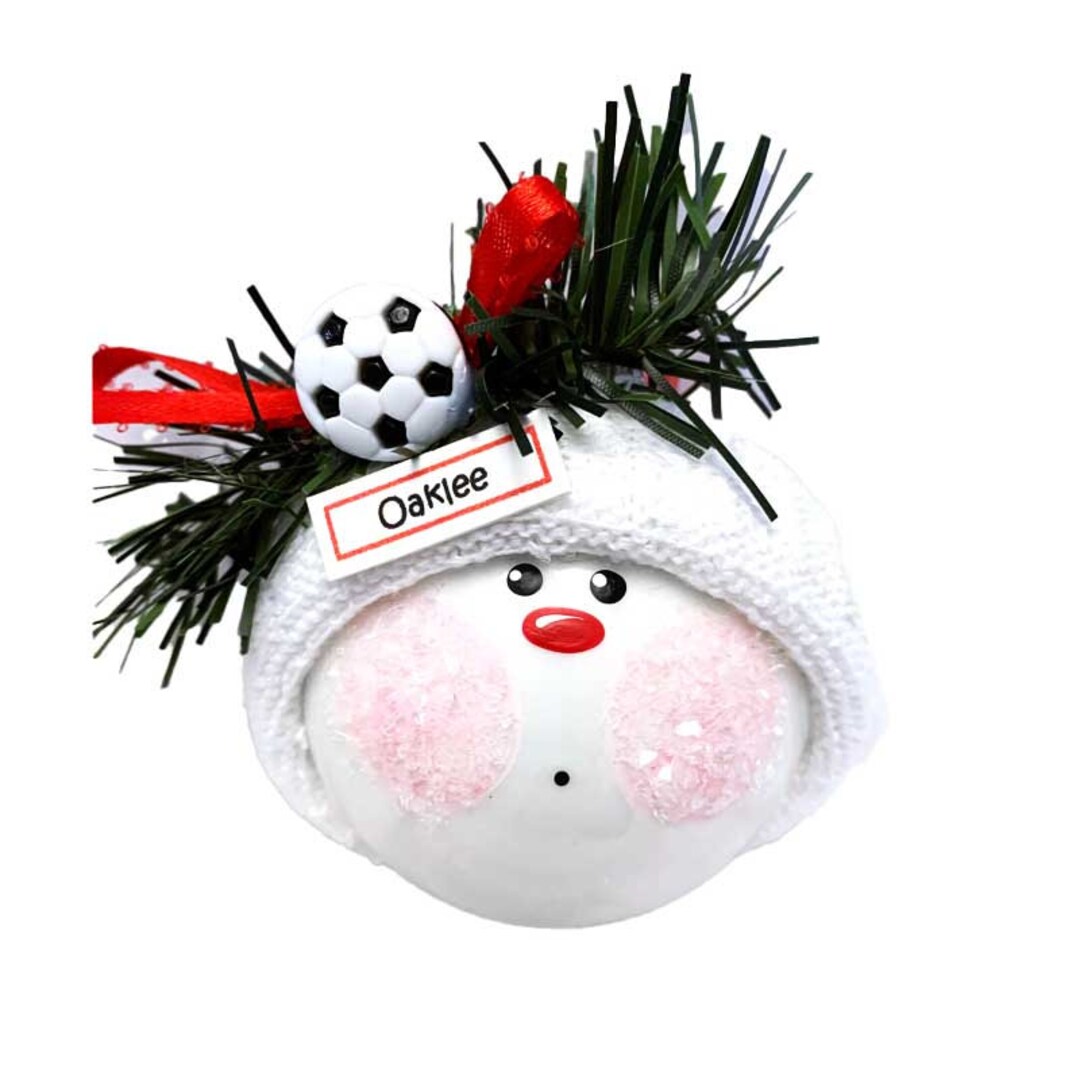 Soccer Christmas Gift Ornaments Ball Townsend Custom Gifts SAMPLE W81