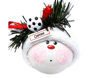 Soccer Christmas Gift Ornaments Ball Townsend Custom Gifts SAMPLE  W81 910