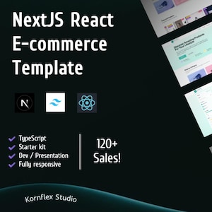 EコマースReactテンプレート - 美しいUI、レスポンシブ、販売