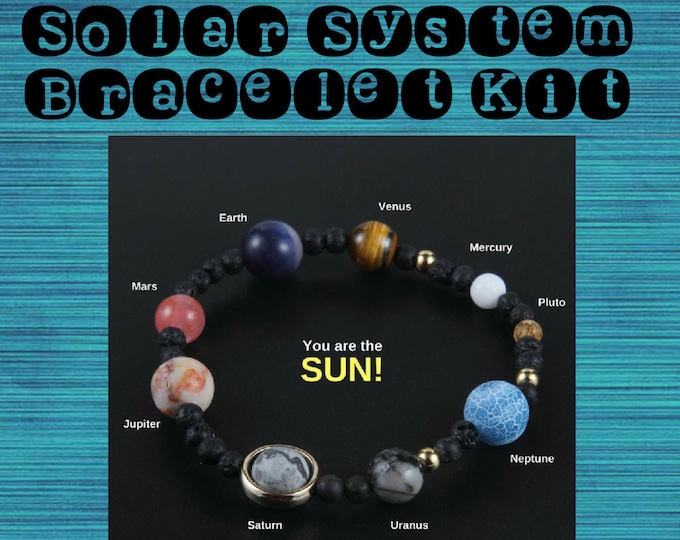 Solar System Bracelet KIT Etsy