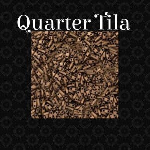 Quarter Tila Beads