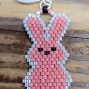 Peepy Bunny Earring Pattern