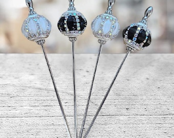 4pc Charcuterie/Drink Picks...Food Grade Stainless Steel Picks...great for Martinis, Cocktails, Appetizers, Desserts, Charcuterie Boards