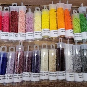11/0 Delica Matte Opaque 26 Color Lot - Forever Beading Mix - Basic go to Colors! - 5 grams per color per tube