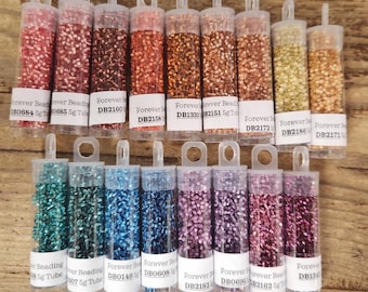 11/0 Delica Moroccan - Forever Beading Mix - 18 Color Lot - 5g per color