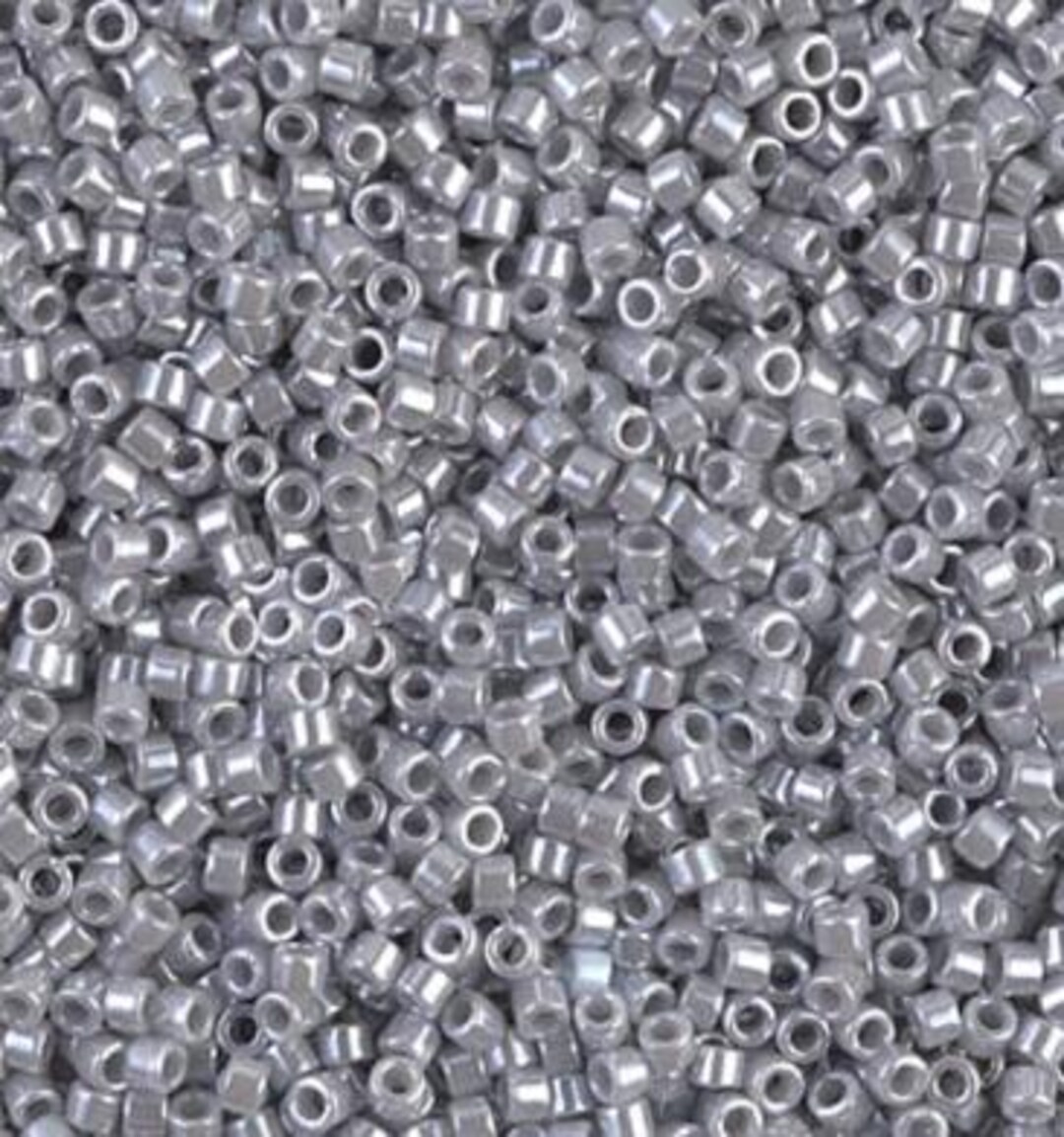 DB1570- Ghost Grey Opaque Luster - Size 11 Miyuki Delica - Etsy