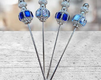 4pc Charcuterie/Drink Picks...Food Grade Stainless Steel Picks...great for Martinis, Cocktails, Appetizers, Desserts, Charcuterie Boards