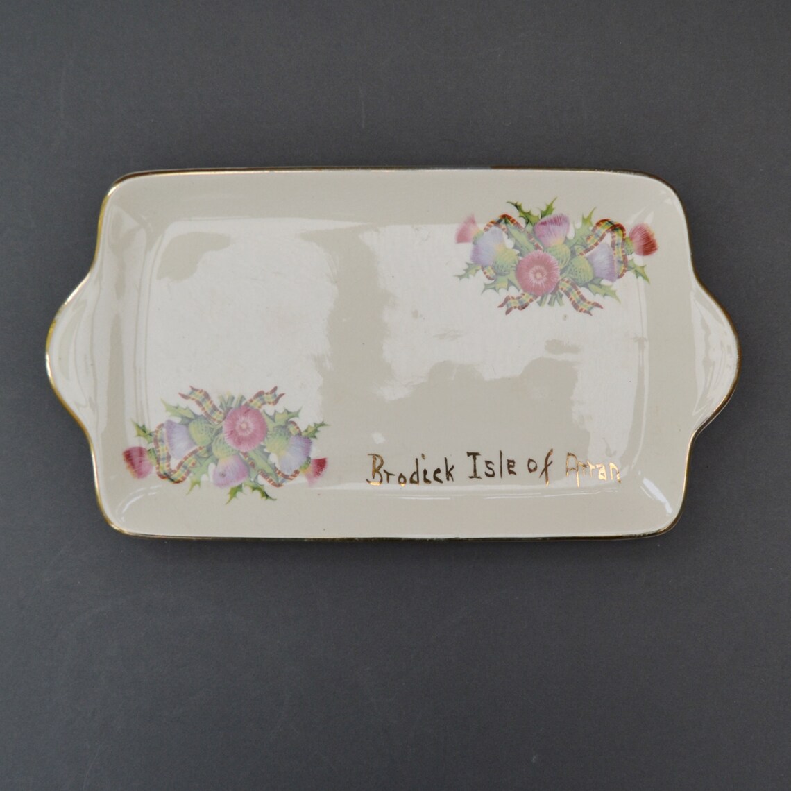 Vintage Sandwich Plate Brodick Isle of Arran Etsy