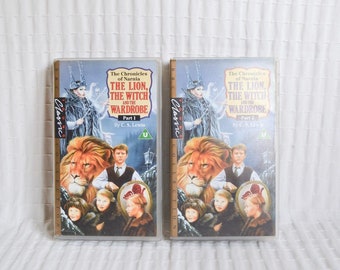 The Chronicles Of Narnia The Lion, The Witch And The Wardrobe Part 1 & 2 VHS BBC