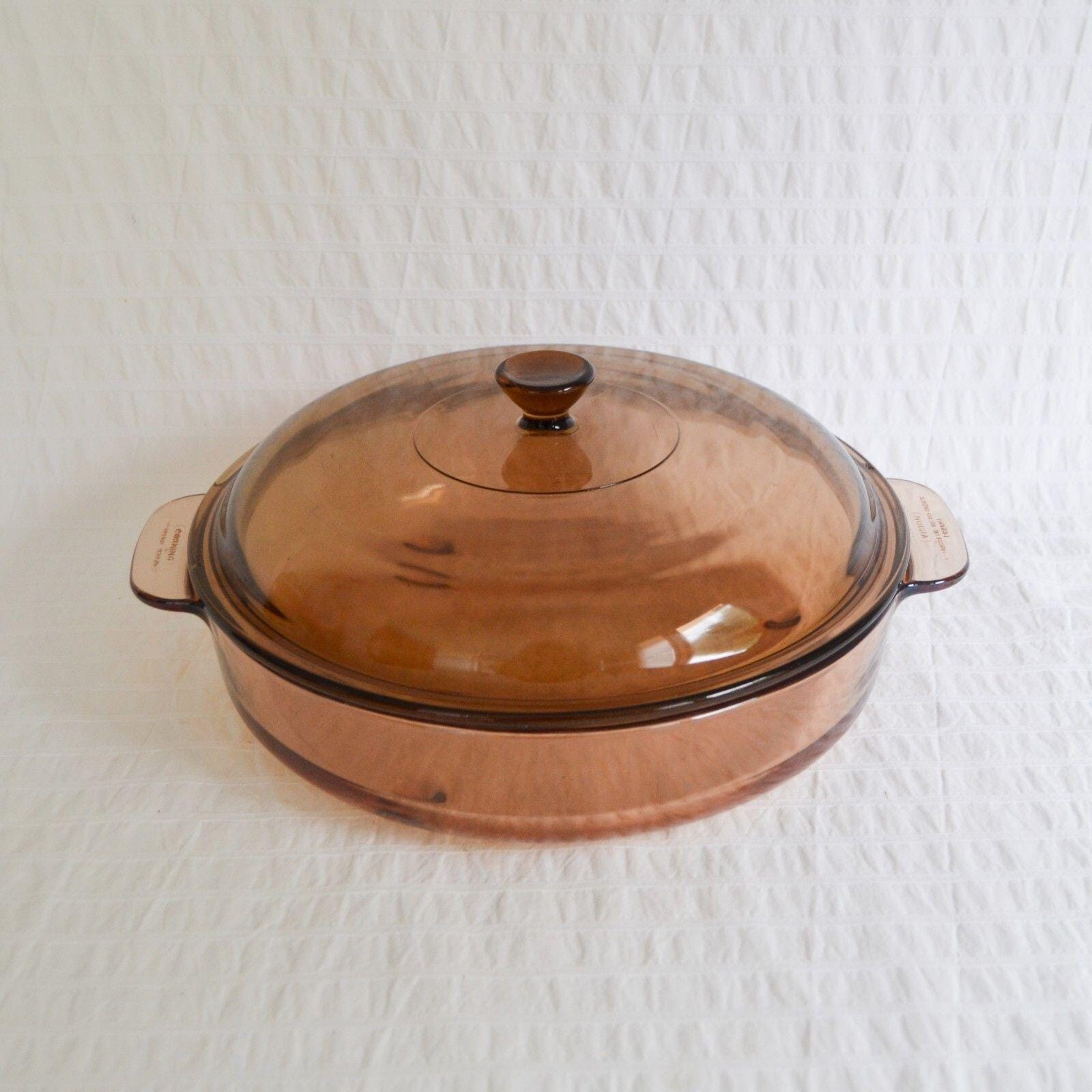 2 cocotte plat sauteuse Sovirel style pyroflam arcoflam Vision glass