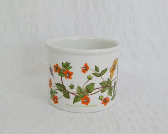 Portmeirion The Botanic Garden Small Ceramic Pot,  9.5cm Anagallis Arvensis