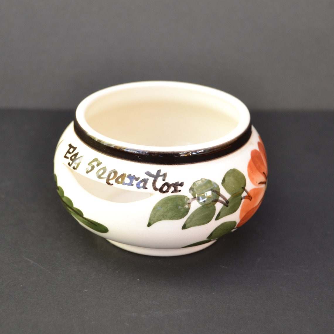 Vintage Ceramic Egg Separator Toni Raymond Pottery Etsy