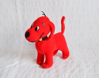 2003 McDonalds Scholastic Clifford The Big Red Dog Stand - Plush Soft Toy Figure