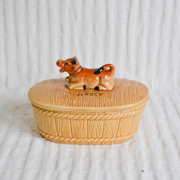 Cow Butter Dish Etsy