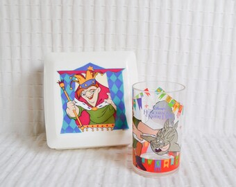 Vintage Trudeau Hunchback of Notre Dame Disney Film Lunch Box and Plastic Cup