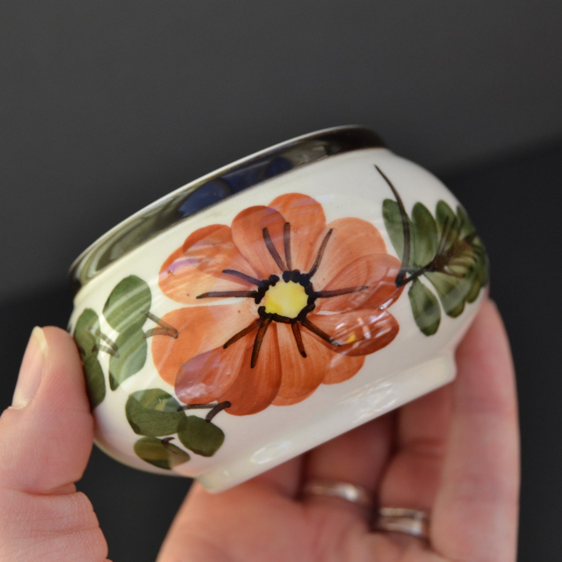 Vintage Ceramic Egg Separator Toni Raymond Pottery Etsy