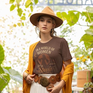 Stevie Nicks T-Shirt, Unisex Jersey Tee, Fleetwood Mac Shirt, Witchy Graphic Top, Music Lover Gift