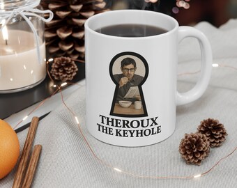 Divertente tazza in ceramica di Louis Theroux, regalo Theroux the Keyhole