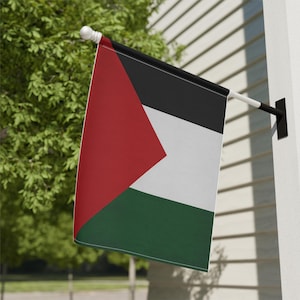 Palestinian Garden Flag, House Banner, Patriotic Decor, Outdoor Flag, Yard Sign, Garden Decoration, Cultural Pride