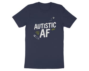 自閉症AF Tシャツ、神経多様性プライドTシャツ、自閉症啓発