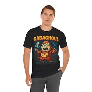 Gabaghoul Halloween Italian Brianrot Unisex T-shirt, Jersey Tee, Costume Shirt, Funny Halloween Tee, Italian Food Shirt
